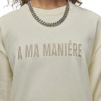 X A Ma Maniere S/S T-Shirt (Asia Sizing) Coconut Milk Streetwear Men1:1