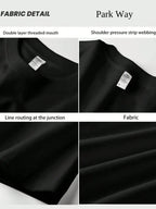 Men's Luxury Brand Graphic T-Shirt - Medusa Logo & Red Letter Print 100% Cotton 200gsm Breathable Summer Tee - Casual Short Sleeve Round Neck Shirt For Men, Summer Tshirt, Graphic Front Tee, Durable Cotton Top