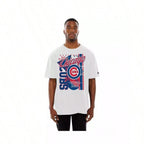 Men's White Chicago Cubs Big Graphic Domestic T-Shirt |  | Men Outdoor Tees & Tanks1:1