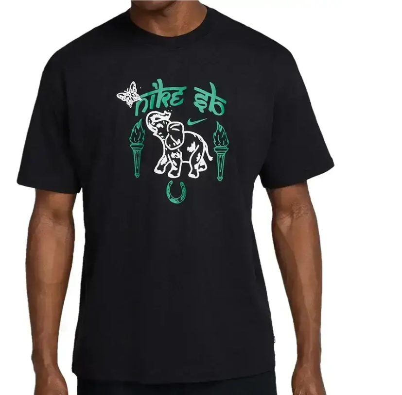 Nike, M90 Skate T-Shirt, HJ0804-010, (BLACK) M1:1