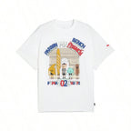 Puma Paris Pardon My French Graphic Crew Neck Short Sleeve T-Shirt |  | Men Sports Tees & Tanks1:1