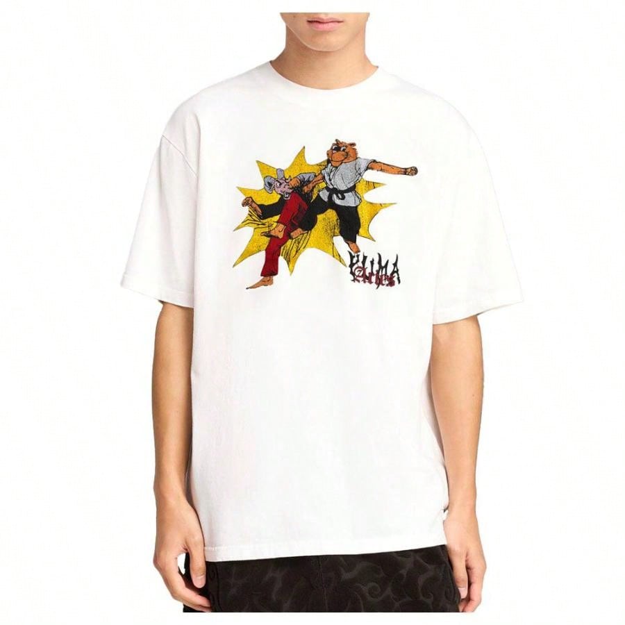 Puma X Aries Graphic Crew Neck Short Sleeve T-Shirt |  | Men Sports Tees & Tanks1:1