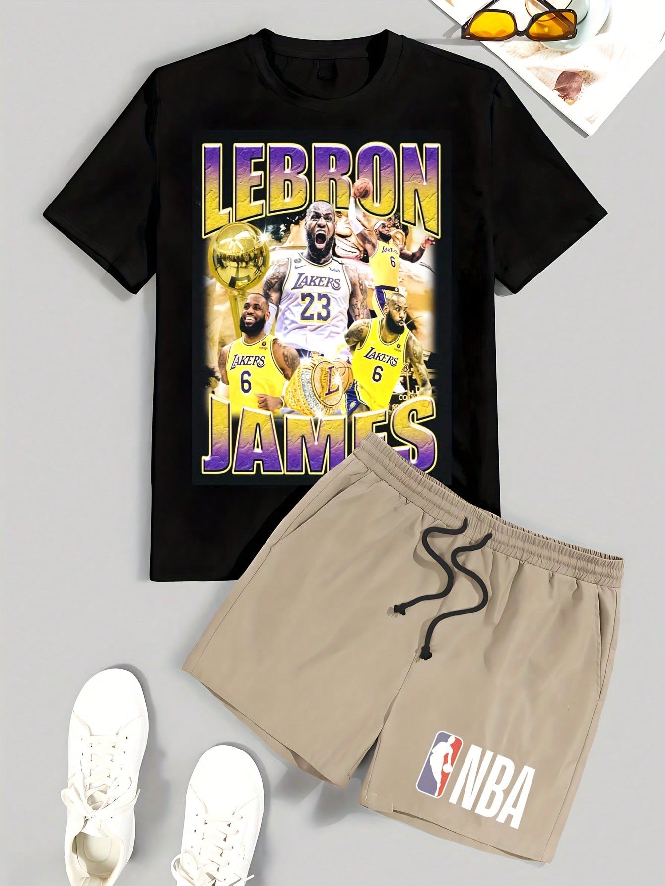 NBA T ShirtAdult & T-Shirt; LA Lakers Kobe Forever Adult & Youth Short Sve Rel Unisex 220G 100% High Density Cotton T-Shirt-Comfortable And Skin-Friendly, Ideal For Everyday Wear, Gym Training, And Travel. Perfect As A Surprise Gift For Birthdays And Anni