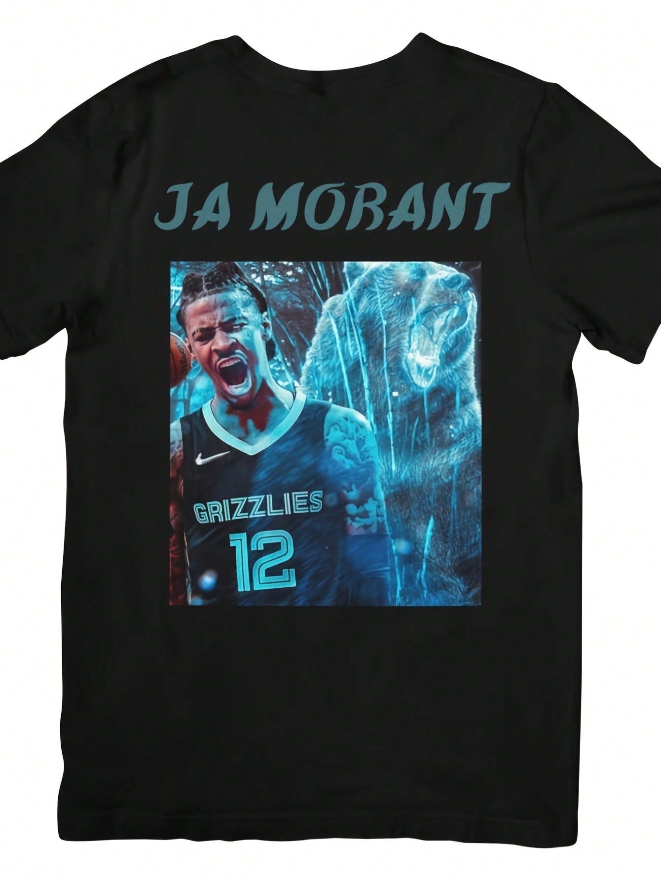 NBA T ShirtJa Morant T-Shirt Memphis Grizzlies Vintage Basketball Fan Gift Y Streetwear Shirt Retro Basketball Design Unisex 220G 100% High Density Cotton T-Shirt-Comfortable And Skin-Friendly, Perfect For Everyday Wear, Gym Training, And Travel. Perfect