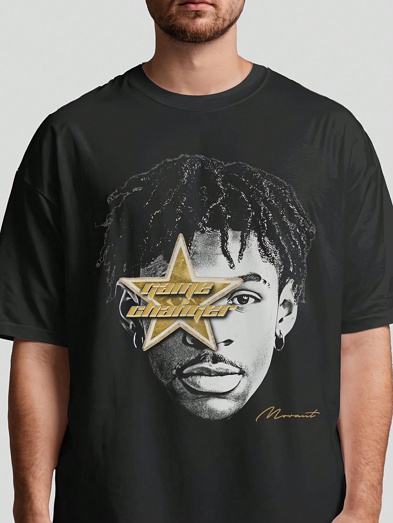 NBA T ShirtJa Morant T-Shirt Memphis Grizzlies Vintage Basketball Fan Gift Y Streetwear Shirt Retro Basketball Design Unisex 220G 100% High Density Cotton T-Shirt-Comfortable And Skin-Friendly, Perfect For Everyday Wear, Gym Training, And Travel. Perfect