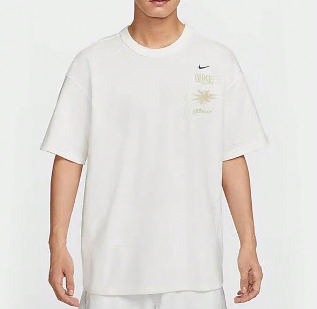 Nike Men's Casual Printed Loose Breathable Round Neck Sports Short-Sleeved T-Shirt1:1