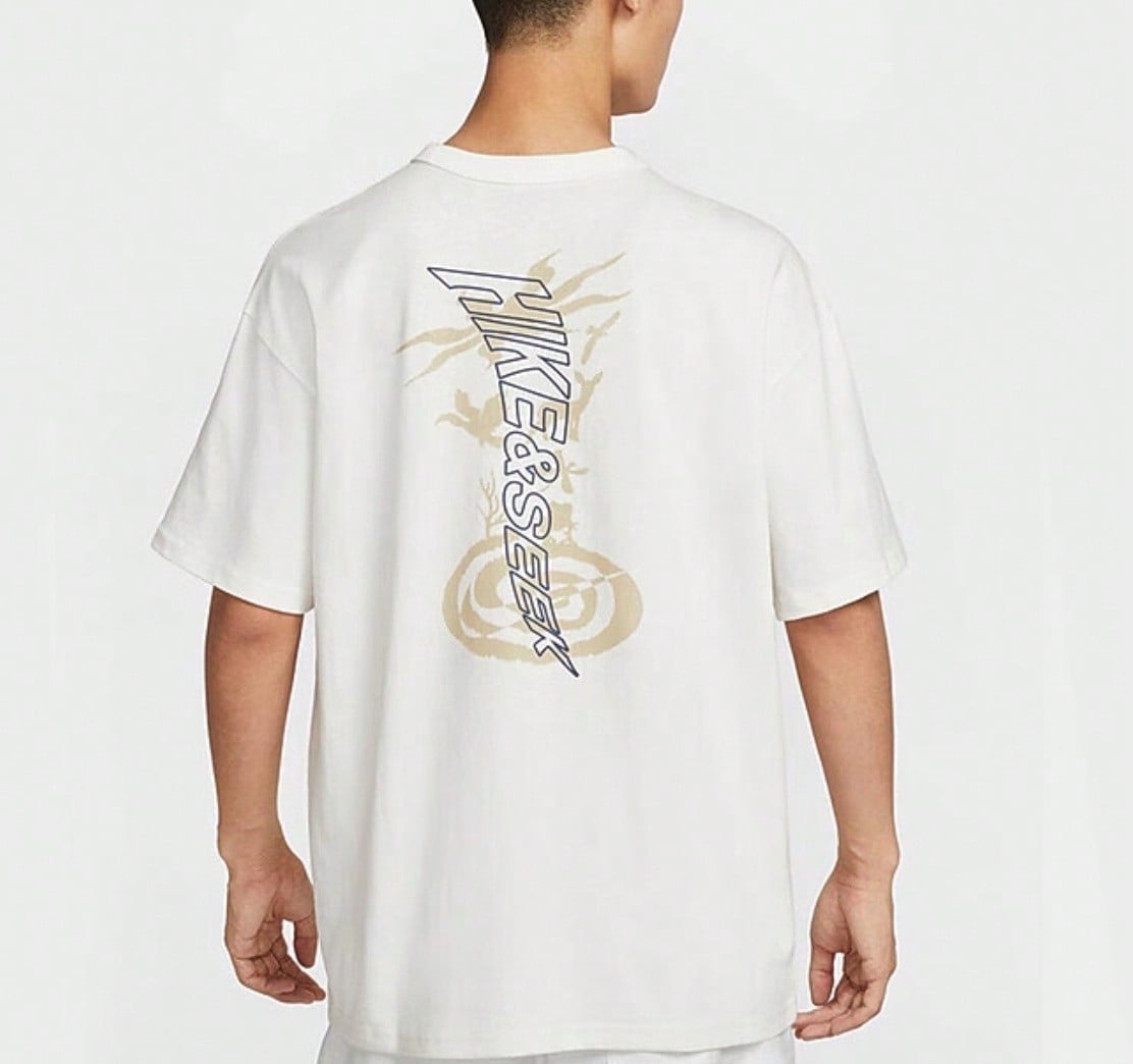 Nike Men's Casual Printed Loose Breathable Round Neck Sports Short-Sleeved T-Shirt1:1