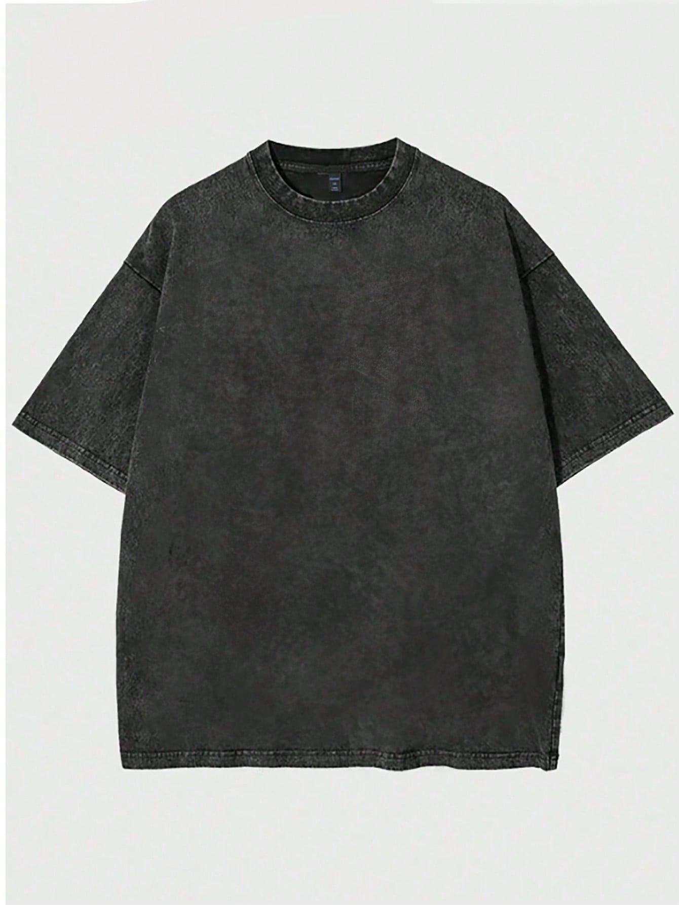 [BOYHELP Brand's New Light Luxury Clothing For Halloween And Christmas, Popular Limited Edition Gift] Brand Hip-Hop Graffiti Handsome Versatile Cute High Street American Washed Vintage T-Shirt Black Halloween Theme Multi Style Printing Casual Daily Wear H