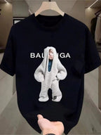 2025 Fashion Women's T-Shirt Brand Short SLEEs Ve Alos Print Tshirt Clothing Tee Luxury  Men T Shirt Print Y2k Streetwear Tops1:1