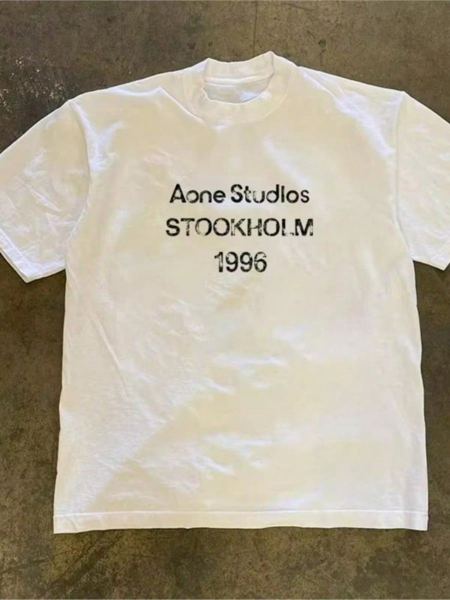 2025 Fashion Women's T-Shirt Brand Short SLEEs Ve Alos Print Tshirt Clothing Tee Luxury  Men T Shirt Print Y2k Streetwear Tops