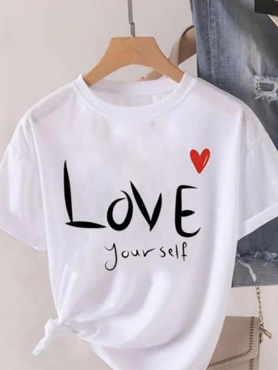 Luxury Brand High Quality DesignLetter Print Women Black T-Shirt For Men Tee Shirt Y2K Tops Street Oversized Man Clothing