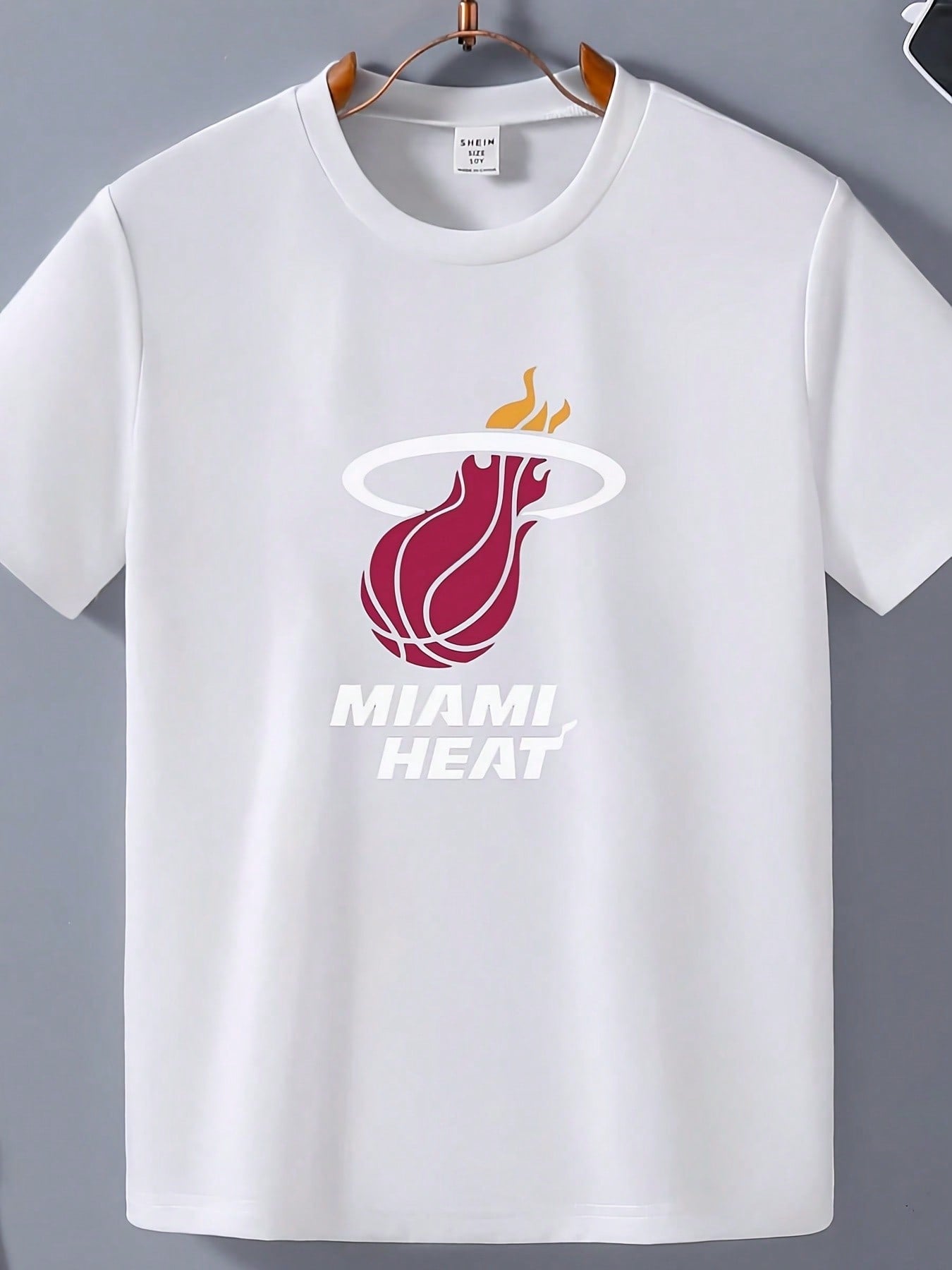 NBA T ShirtMiami Heat Basketball T Shirt Men 220g Cotton Tee Sports Fan Wear Casual Short Sleeve Top Quality Brand New Hot S-Ale_00001_