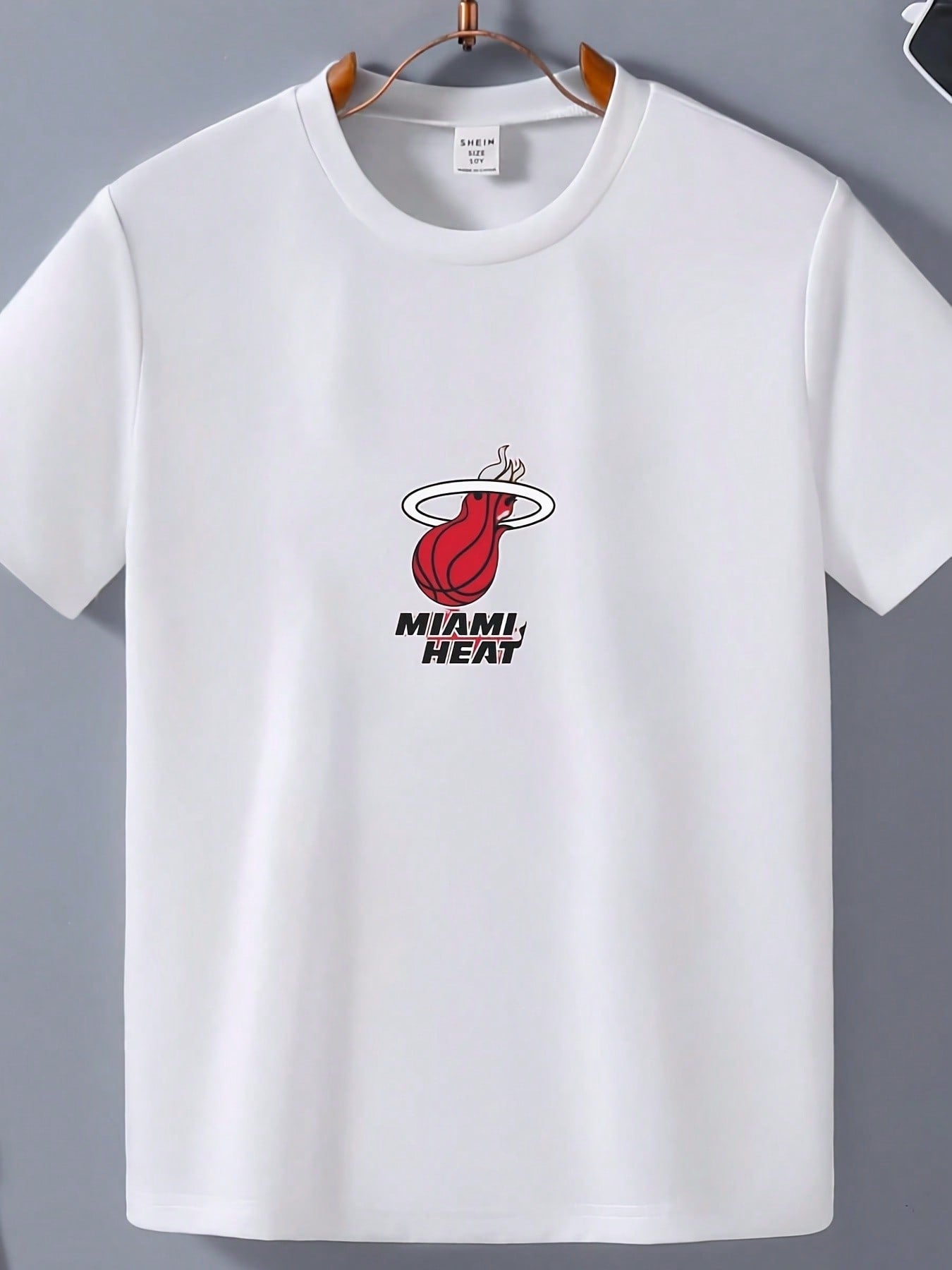 NBA T ShirtMiami Heat Basketball T Shirt Men 220g Cotton Tee Sports Fan Wear Casual Short Sleeve Top Quality Brand New Hot S-Ale_00001_