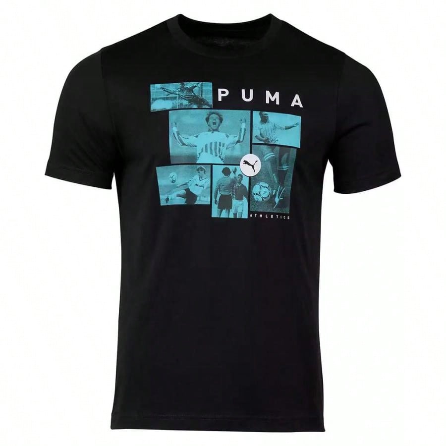 Puma Men's Soccer Photo Real Short Sleeve T-Shirt |  | Men Sports Tees & Tanks1:1
