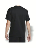 Nike Sportswear Max90 T-Shirt Sweat Absorption Breathable Warmth Versatile Logo Solid Good Elasticity Easy To Wash Quick Dry Sports Outdoor Running Daily School Men Black FD1350-0101:1