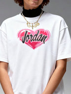 Jordan Wmns Heart Airbrush Graphic Tee1:1