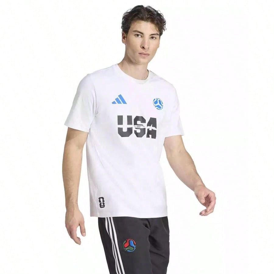 Adidas Men's USA Crewneck Short-Sleeve T-Shirt |  | Men Sports Tees & Tanks1:1