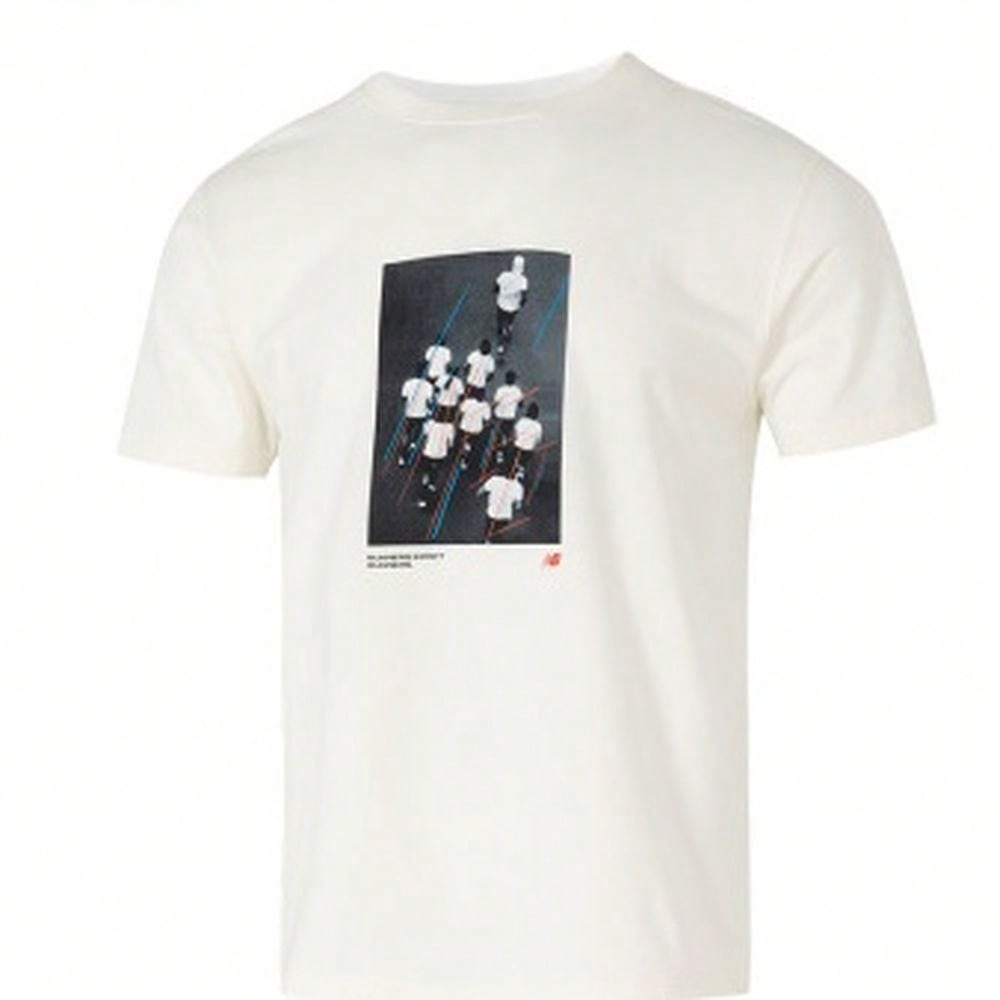 New Balance NB Neutral Sporty Casual Round-Neck Short-Sleeved T-Shirt NEF29261-IV1:1