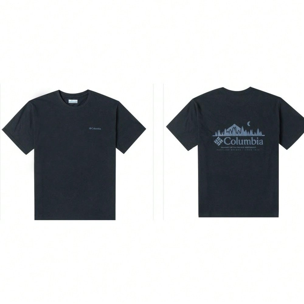 Columbia Men's Summer New Style Outdoor Moisture Wicking Quick Drying Sports Short Sleeved T-Shirt  XE98090101:1