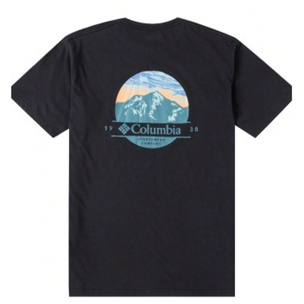 Columbia Men's Summer Breathable Short Sleeved Sporty Outdoor Running Training Casual T-Shirt XE89110121:1