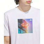 Adidas Men's 3-Stripes Lights Hoops Graphic Crewneck T-Shirt |  | Men Sports Tees & Tanks1:1