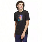 Adidas Men's 3-Stripes Lights Hoops Graphic Crewneck T-Shirt |  | Men Sports Tees & Tanks1:1