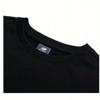New Balance New Men's And Women's Gender-Neutral Simple And Versatile Round-Neck Short-Sleeved T-Shirt AMT52351-BK1:1