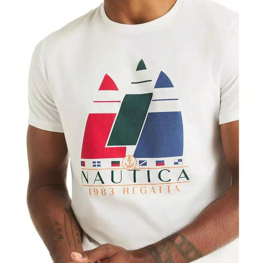Nautica Men's Graphic Print Short-Sleeve T-Shirt |1:1