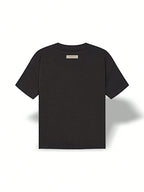 Fear of God Essentials Jersey T-Shirt Breathable Stretch Logo Versatile Running Sports School Unisex Iron Black 125BT212000F1:1