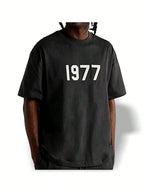 Fear of God Essentials Jersey T-Shirt Breathable Stretch Logo Versatile Running Sports School Unisex Iron Black 125BT212000F1:1