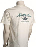 Billabong Mens Boardshorts White Surf Short Sleeve Tee Crew Neck Graphic T Shirt1:1