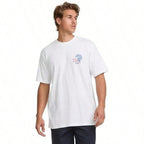 Billabong Boardshort Co Palm Short Sleeve Tee – White Surf Heritage Crew Neck1:1