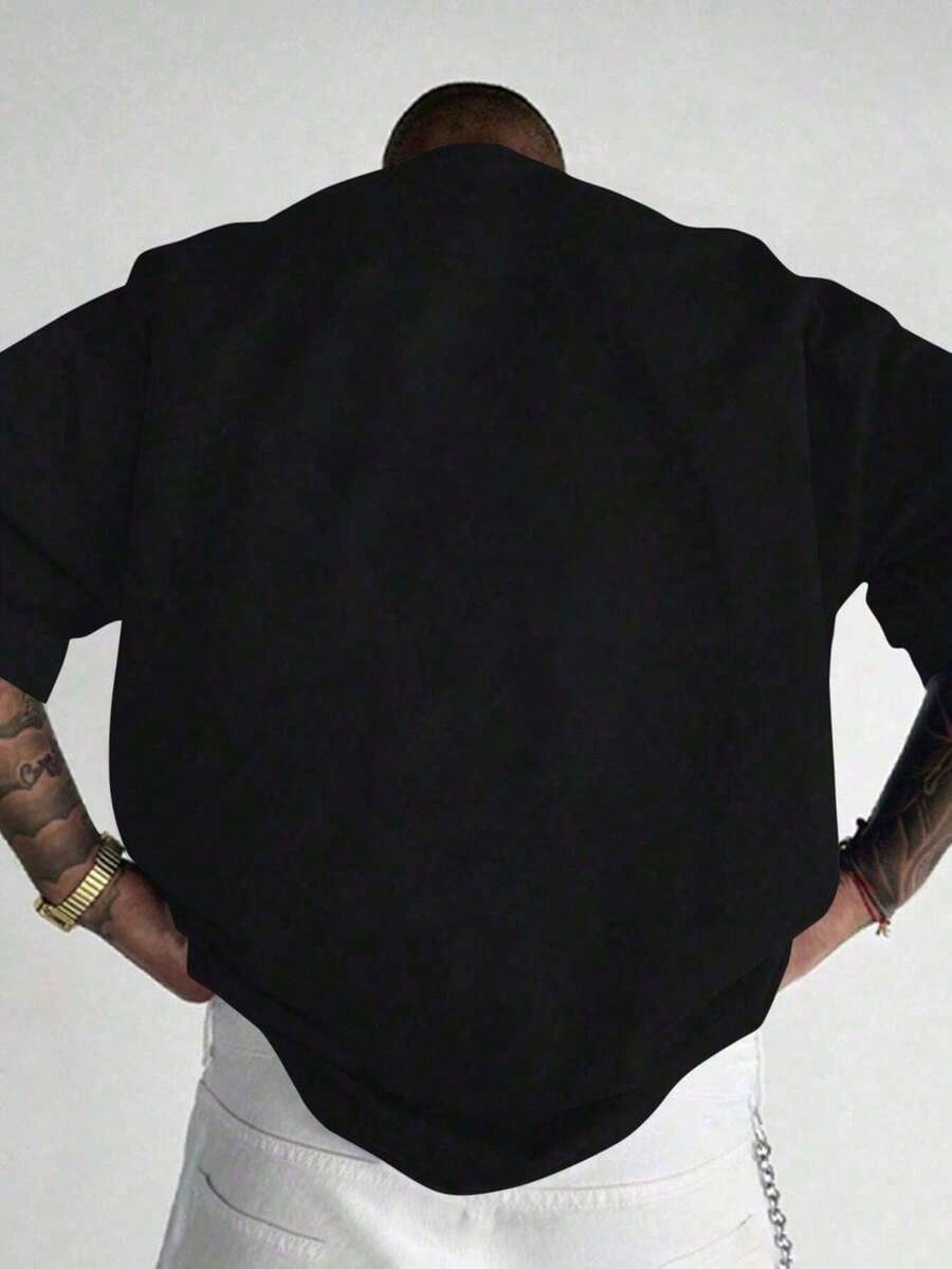 Men's Luxury Casual-Shirt Harajuku Y2k Designer Short Sleeve Tees Male Vintage Cotton High Quality Breathable Shirts1:1