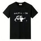 Men's Luxury Casual-Shirt Harajuku Y2k Designer Short Sleeve Tees Male Vintage Cotton High Quality Breathable Shirts1:1