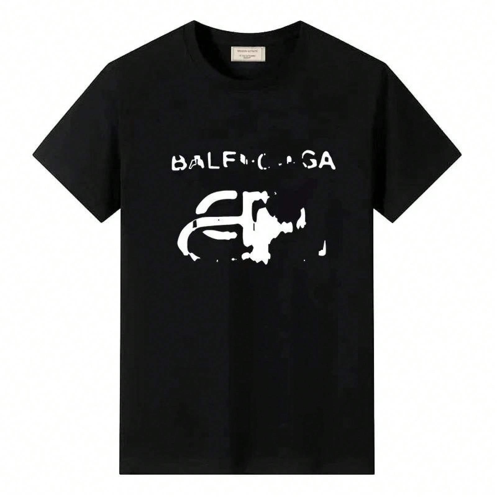 Men's Luxury Casual-Shirt Harajuku Y2k Designer Short Sleeve Tees Male Vintage Cotton High Quality Breathable Shirts1:1