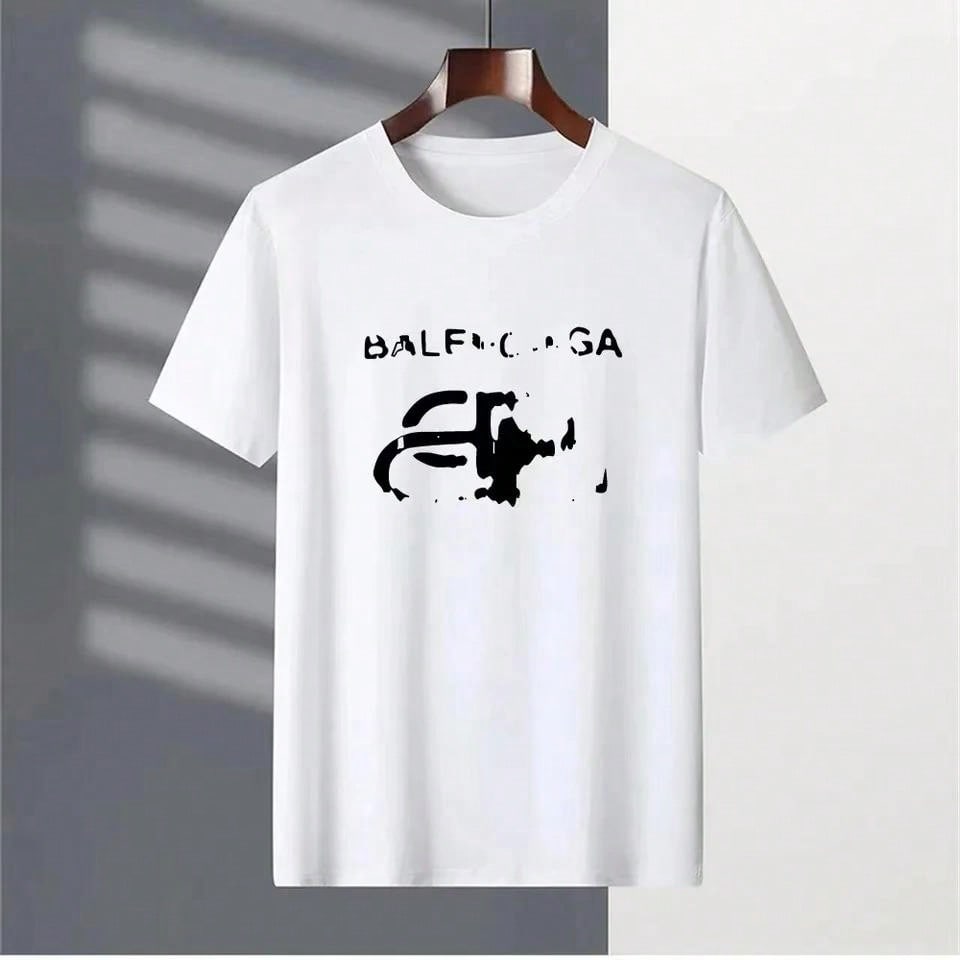 Men's Luxury Casual-Shirt Harajuku Y2k Designer Short Sleeve Tees Male Vintage Cotton High Quality Breathable Shirts1:1