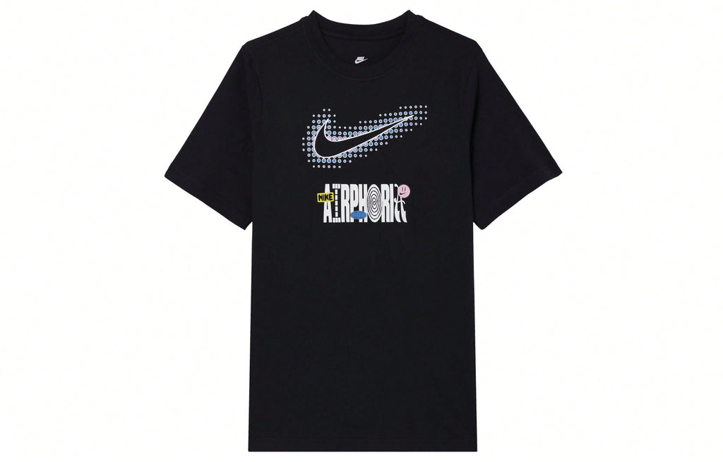 Nike Sportswear Letter Print Pullover Casual Crew Neck Short Sleeve T-Shirt1:1