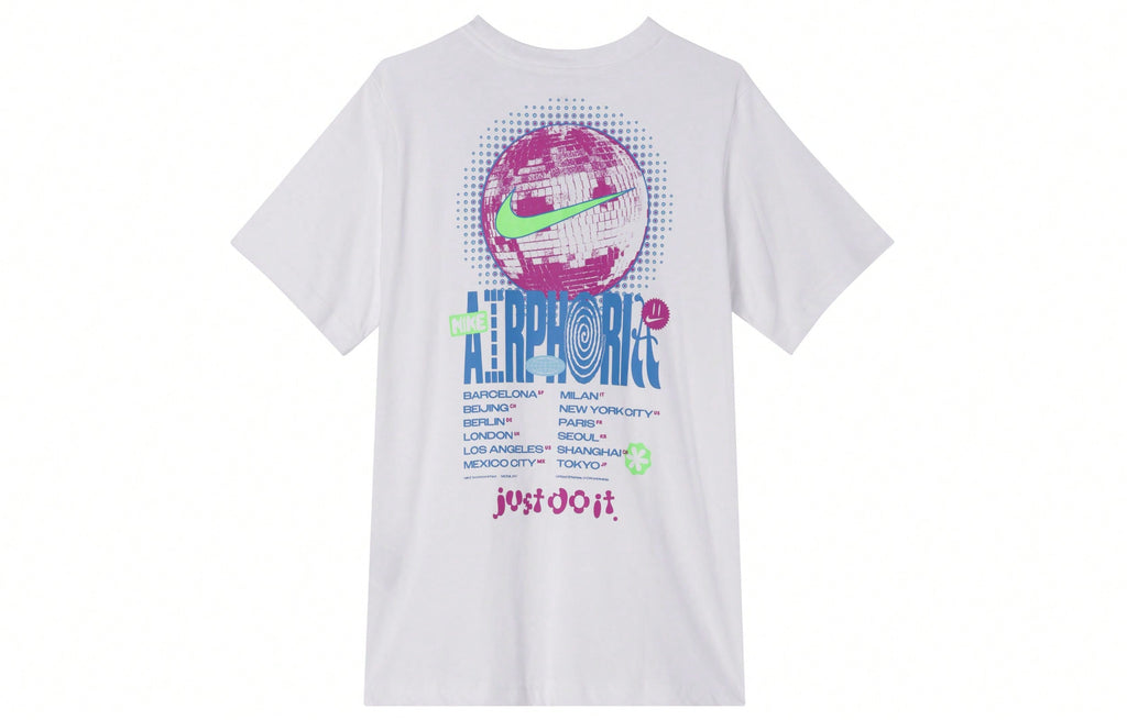 Nike Sportswear Letter Print Pullover Casual Crew Neck Short Sleeve T-Shirt1:1