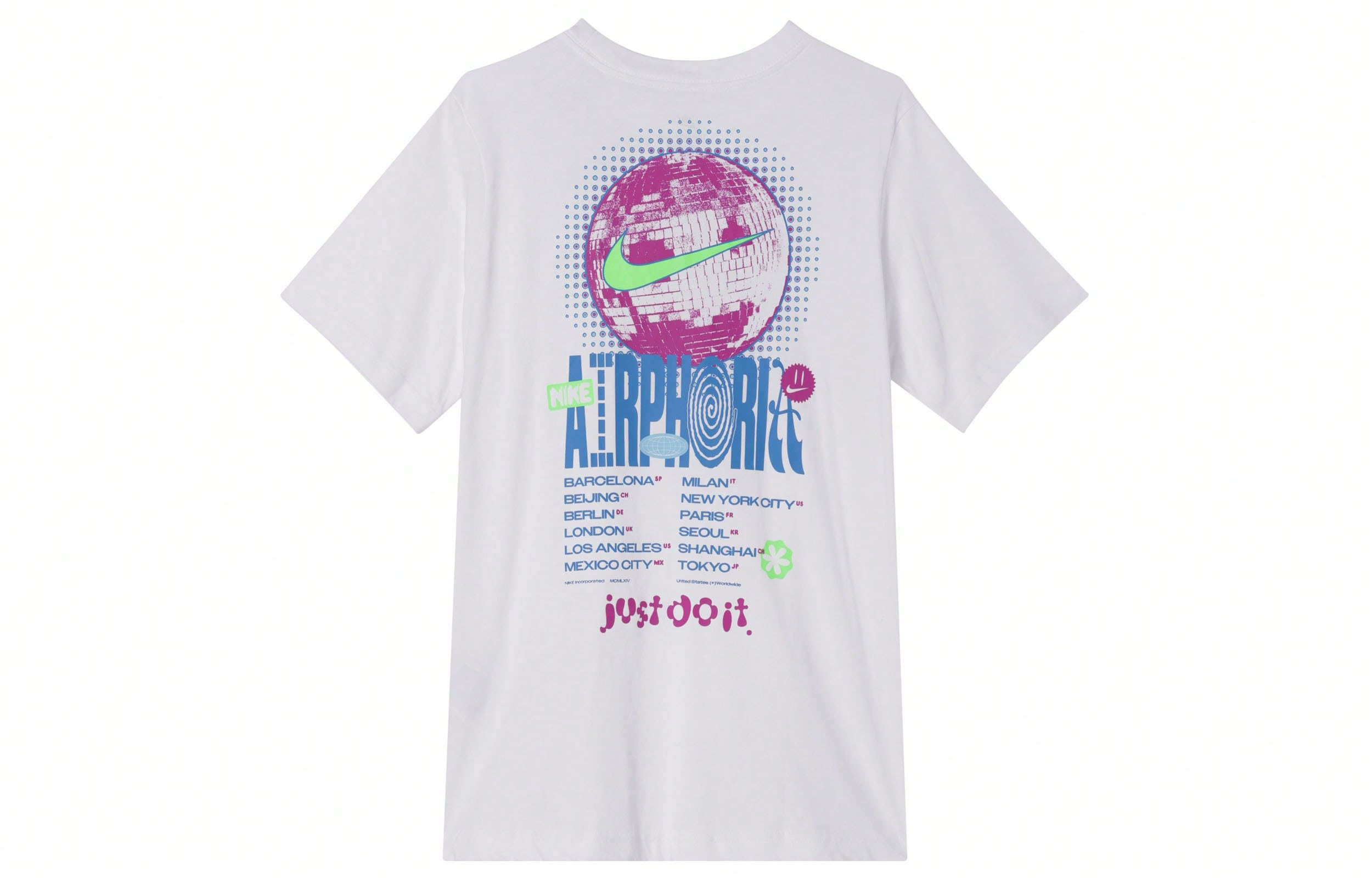 Nike Sportswear Letter Print Pullover Casual Crew Neck Short Sleeve T-Shirt1:1