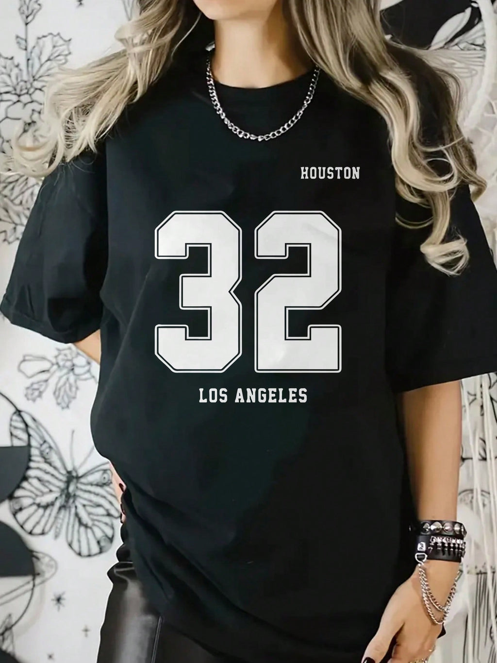Women Los Angeles Graphic Print T-Shirt Soft Stretchy Casual Tee For Gym Outdoor Daily Wear Breathable Round Neck Short Sleeve Top All-Season Comfort Fit Gym Shirts Gym Apparel Sporty Style Comfortable Fit Stretchy Fabric Stretchy Material Fitness 1:1