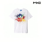 Originals Breathable Rainbow Splash T-Shirt Tops Men1:1