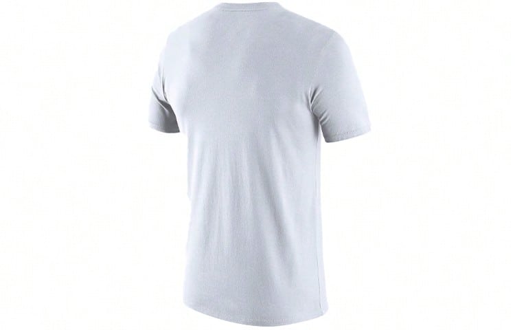 Basketball Sports Crew Neck Short Sleeve T-Shirt White Tops Men1:1