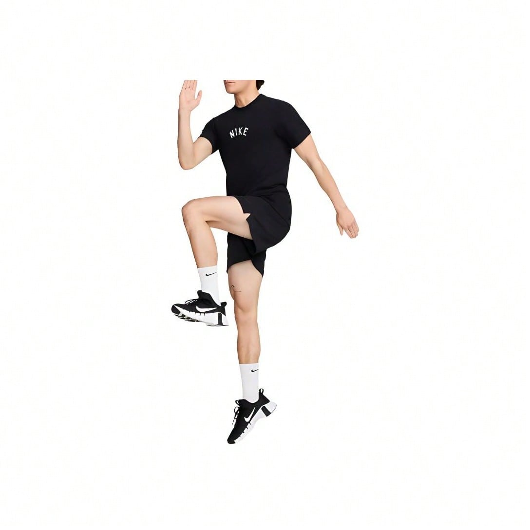 Logo Printed Soft Breathable Short Sleeve T-Shirt Black Tops Men1:1
