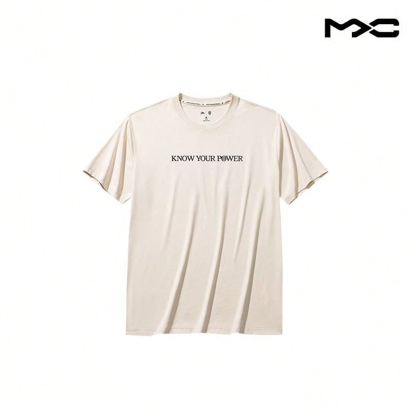 Kyrie Series Basketball T-Shirt Mud-Sand-Gray Tops Men1:1