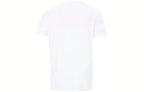 Puma Sports Logo Print Short Sleeve T-Shirt White Tops Men1:1