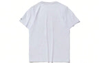 Printed Casual Sports Loose Round Neck Short Sleeve T-Shirt White Tops Men1:1