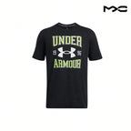 Vintage Letter Logo Print Crew Neck Short Sleeve T-Shirt Black Tops Men1:1
