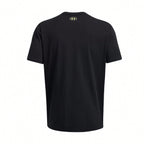 Vintage Letter Logo Print Crew Neck Short Sleeve T-Shirt Black Tops Men1:1