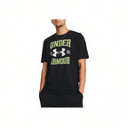 Vintage Letter Logo Print Crew Neck Short Sleeve T-Shirt Black Tops Men1:1