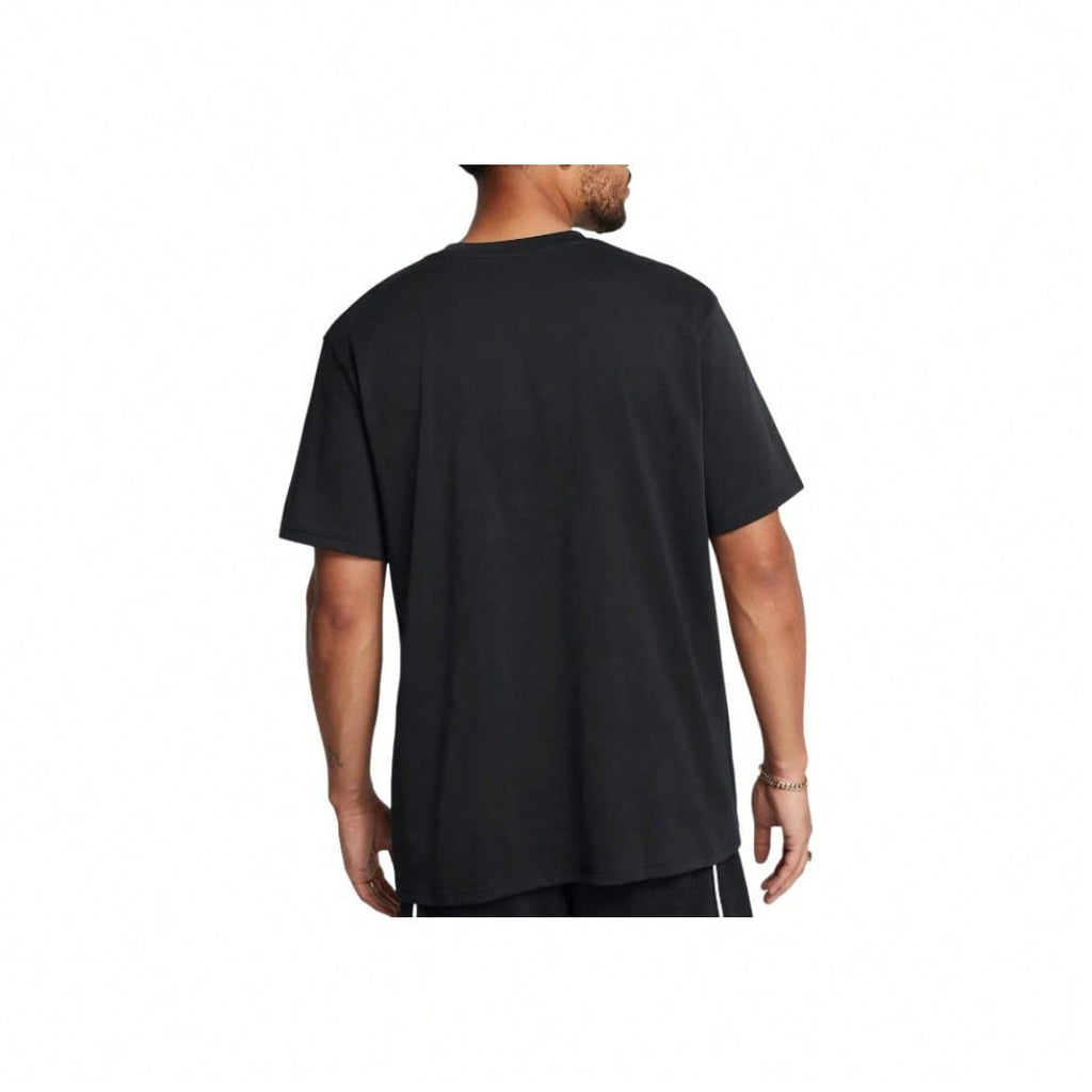 Fire Ice High Weight Basketball Short Sleeve T-Shirt Black Tops Men1:1